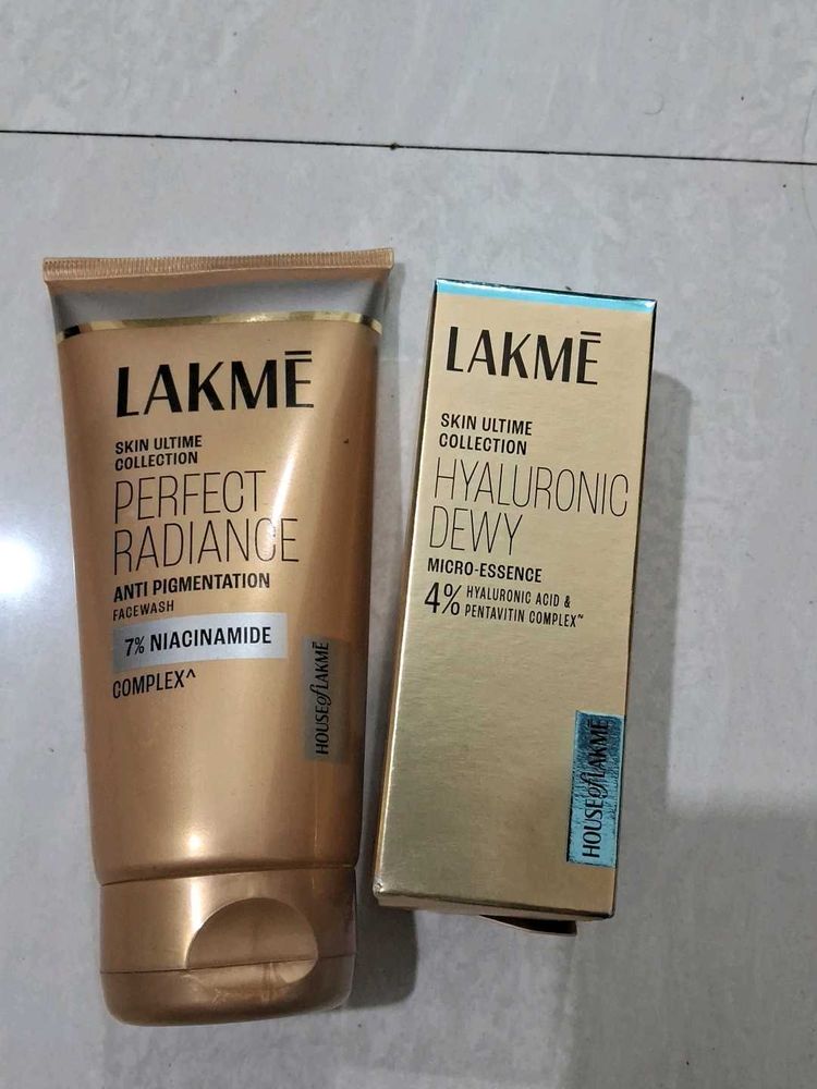 LakmePerfect Facewash + Hyaluronic Dewy Serum