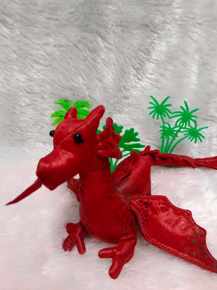 Red Dragon Plush Toy