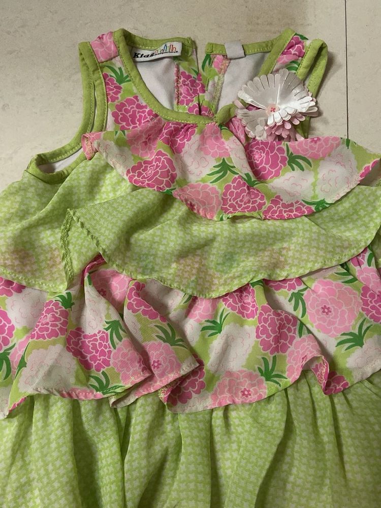 Adorable Ruffled Floral Dress