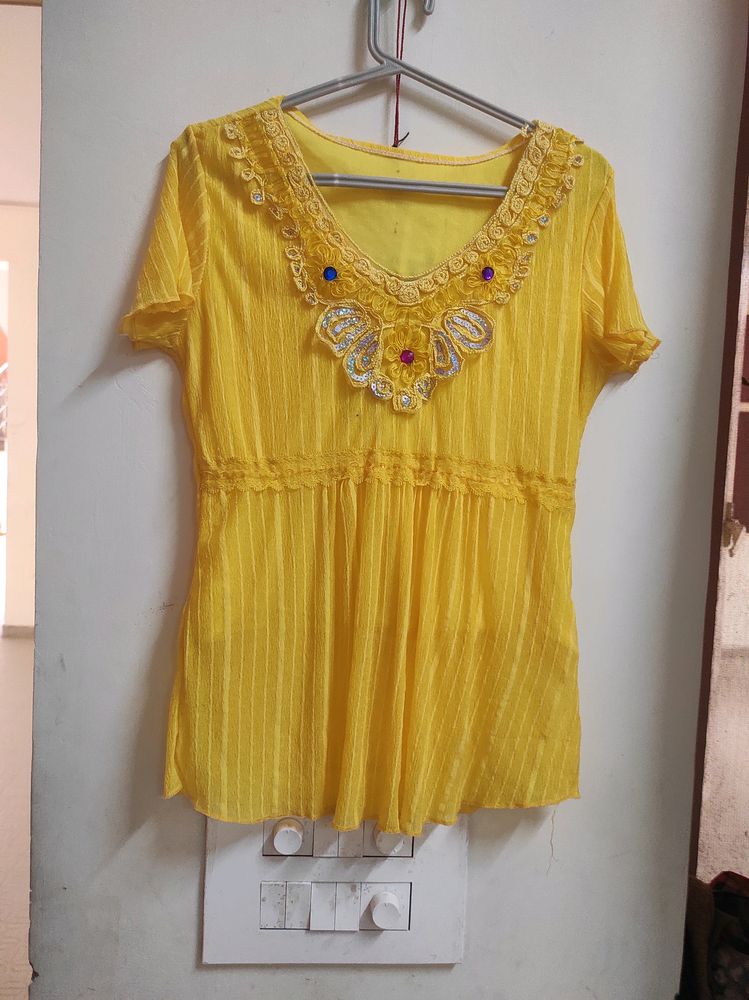 Beautiful Yellow Top