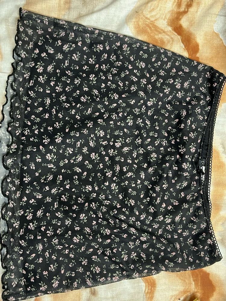 h&amp;mFloral Mini Skirt