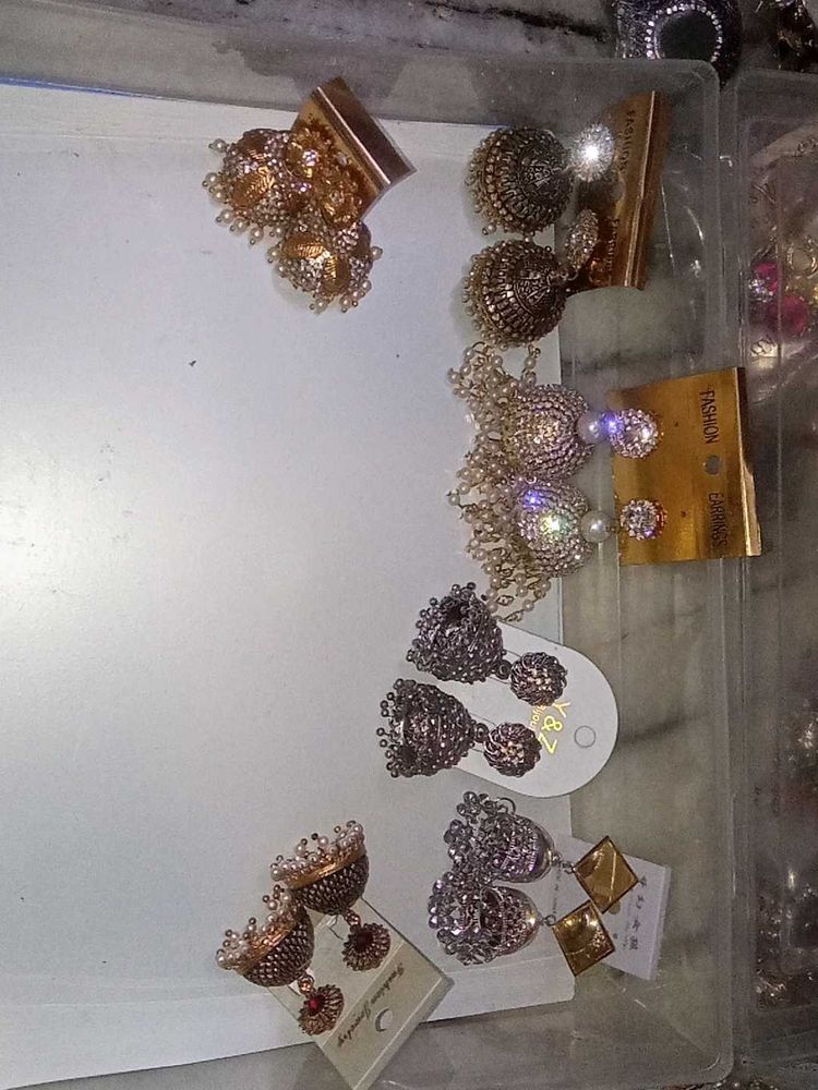 all in 250 jhumkaa earrings