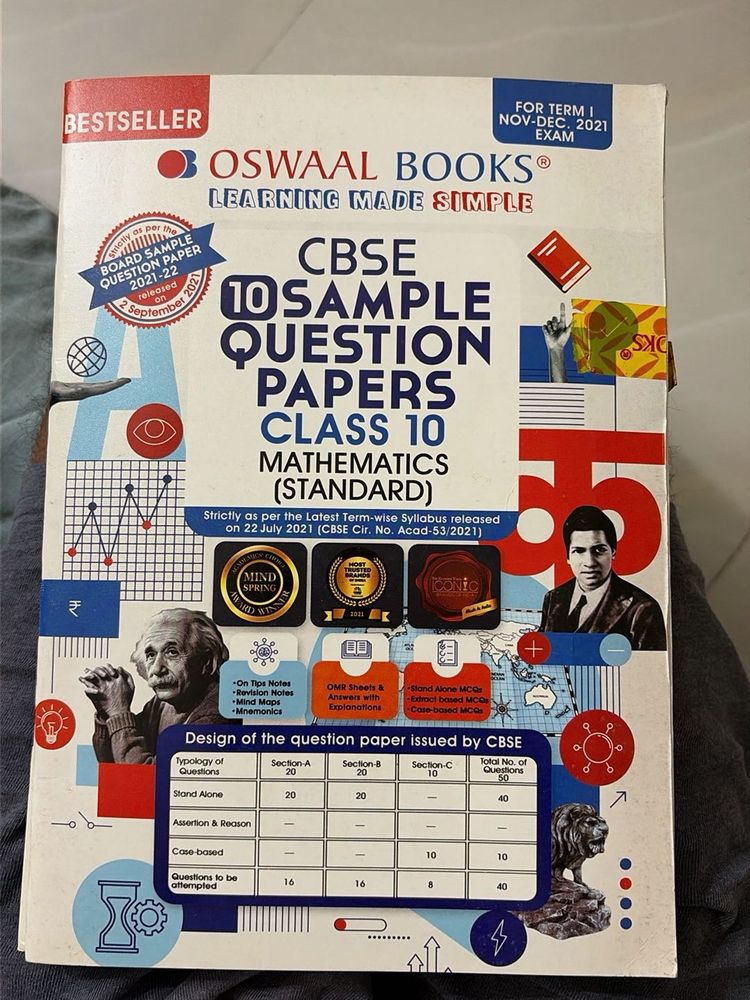 Oswaal CBSE Class 10 Maths Sample Papers