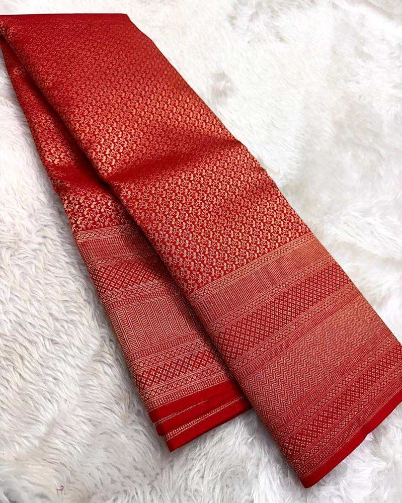 Beautiful Red Silk Saree
