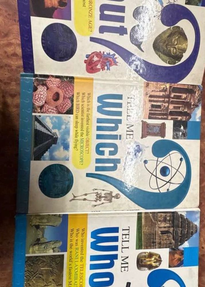 Tell Me Why/Which/Who Books Set