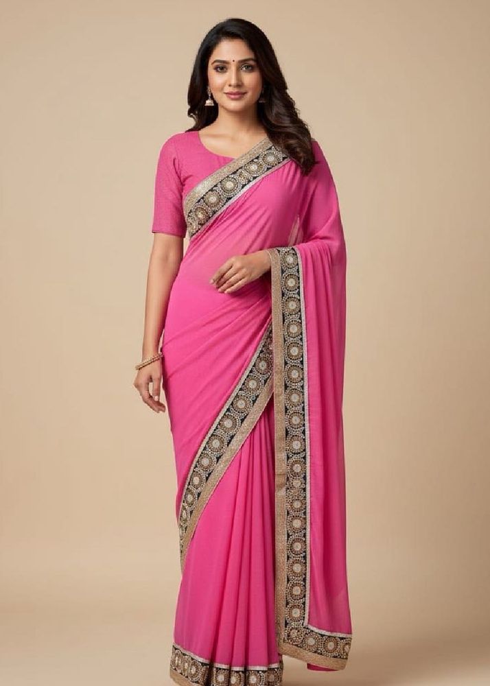 🆕Ready to Wear Heavy Designer Saree &amp; Blouse