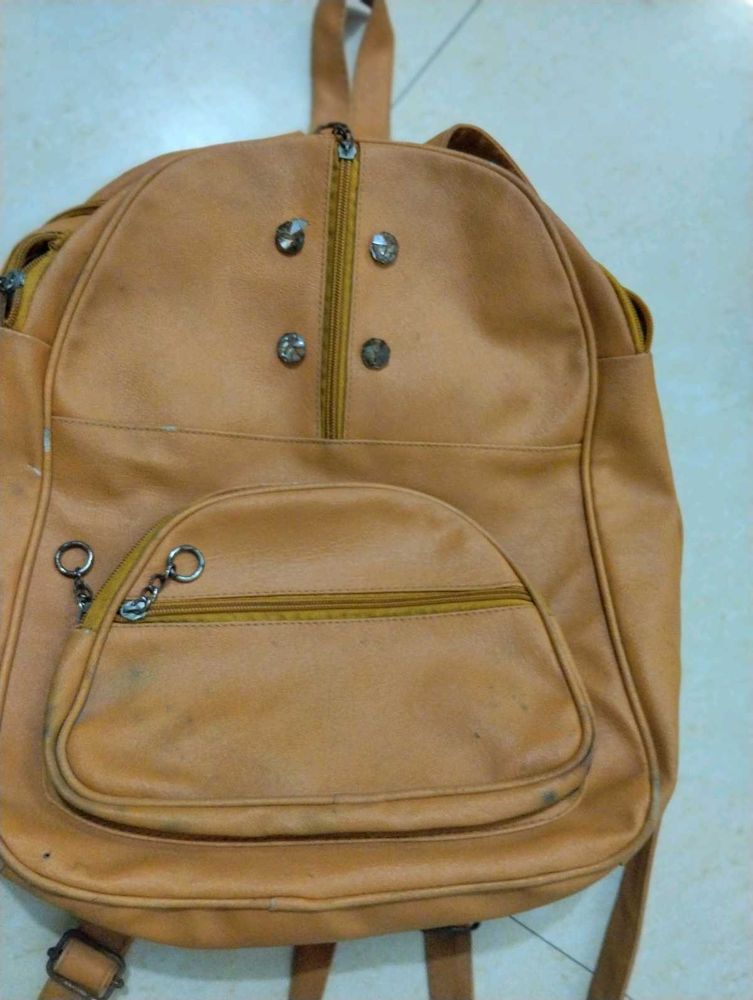 Stylish Tan Backpack