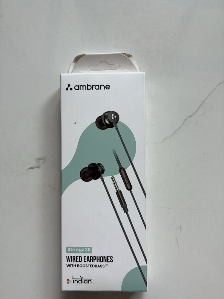 Ambrane Stringz 38 Wired Earphones