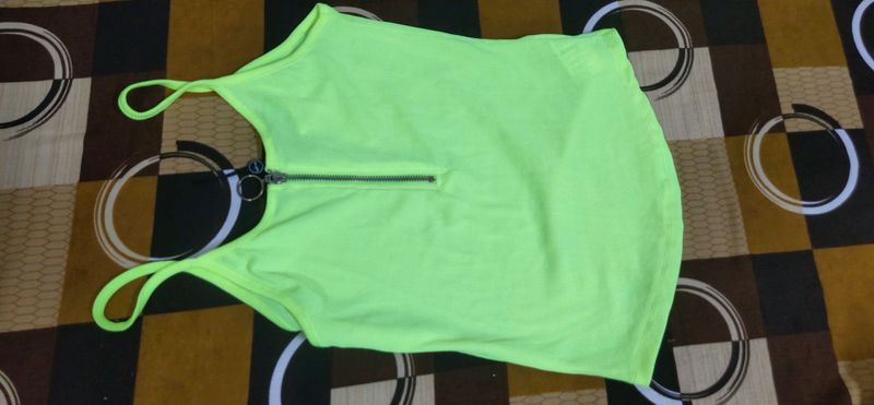 combo of two..sequins skirt top n green to