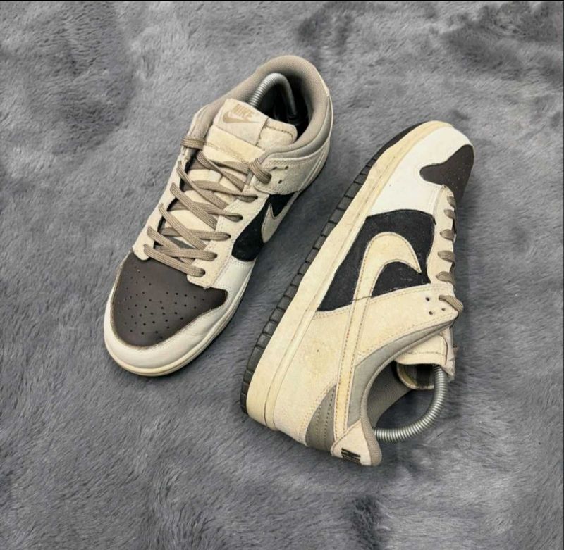 Nike Low Dunk "Otomo Bear"  - Beige &amp; Black