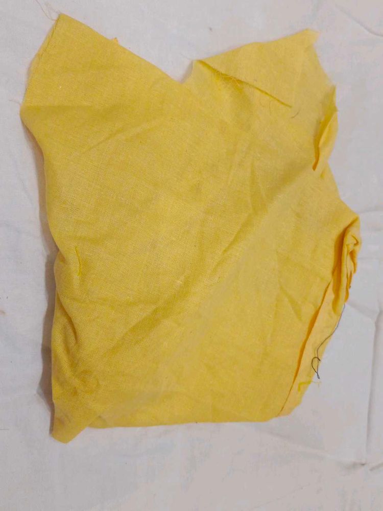 Vibrant Yellow Blouse piece astar