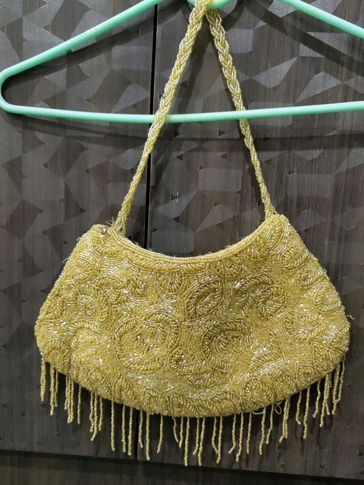 Golden Sequence Work Purse