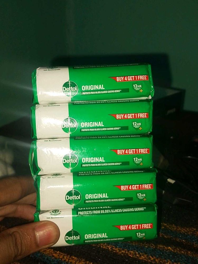 Dettol Original Soap - 5 Bars
