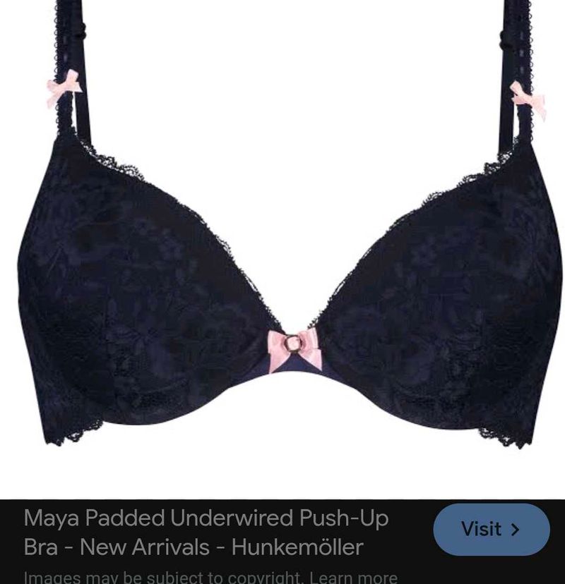 Hunkemoller Maya Push-Up Bra with brief 👍