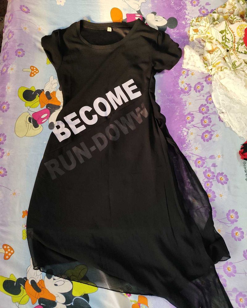BLACK Y2K DRESS