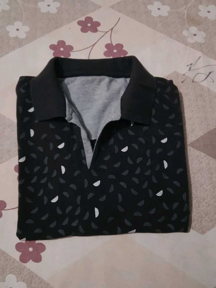 Men's Printed Polo T-Shirt