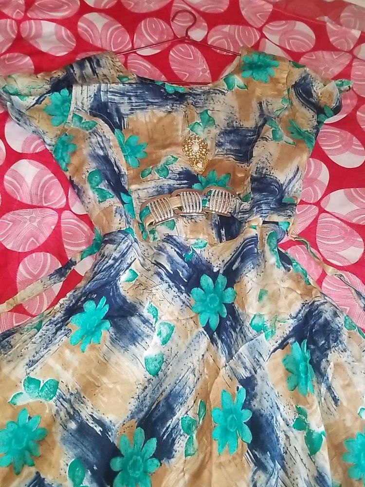 Floral Print Midi Dress
