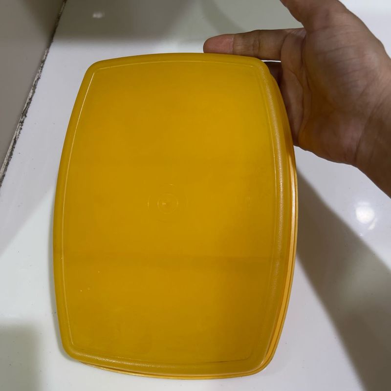 Yellow Food Container Lid