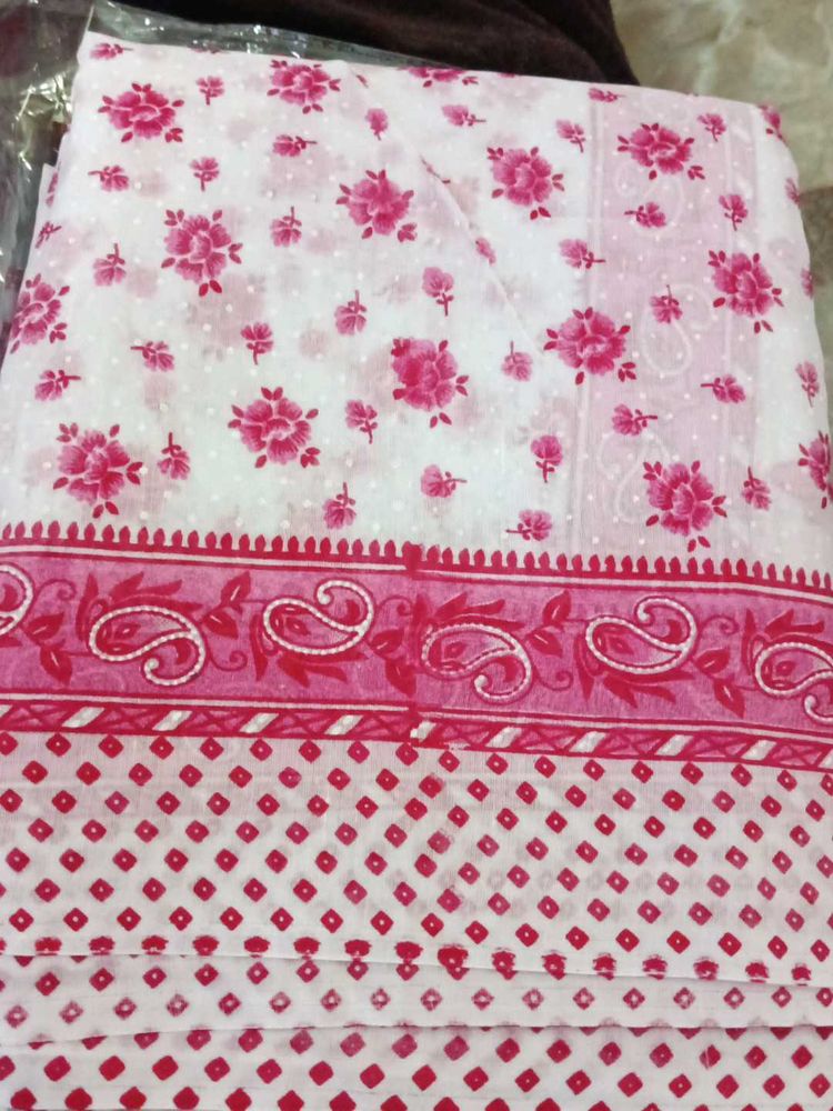 Beautiful Pink Floral Mekhala sador