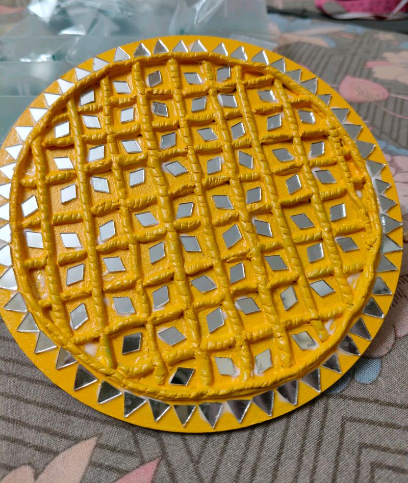 5=Handmade Wall Lippan Art 🌼
