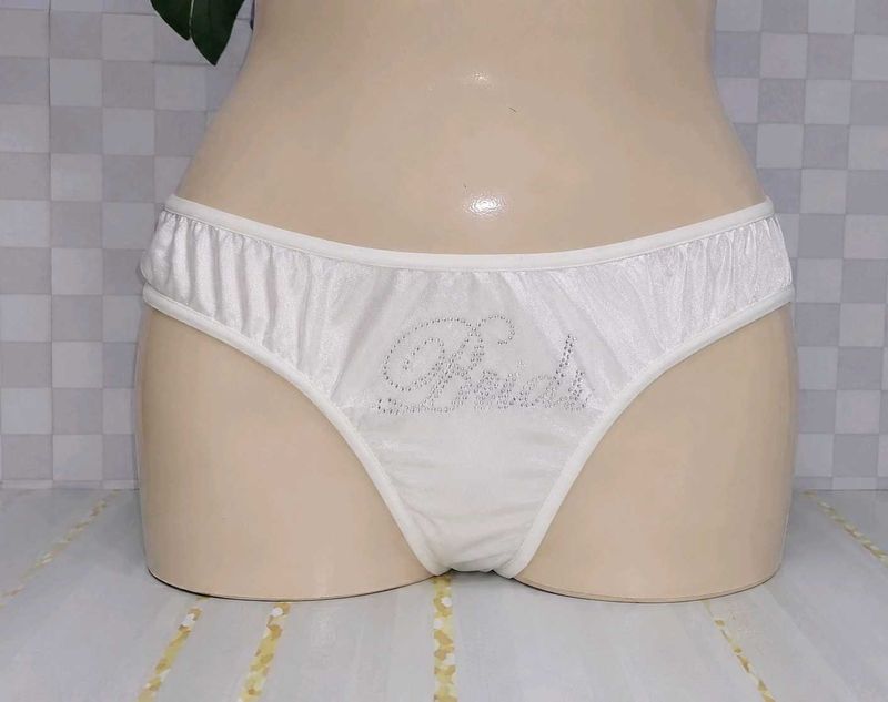 (400)Bride Rhinestone Panties