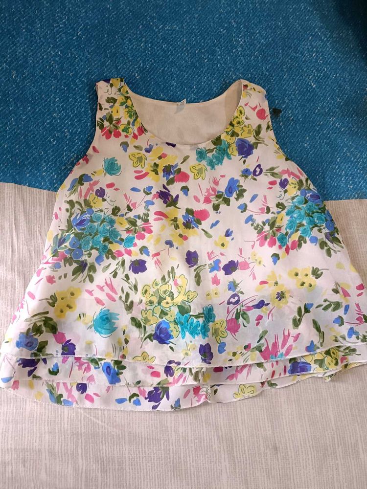 Flowy Floral Layered Top