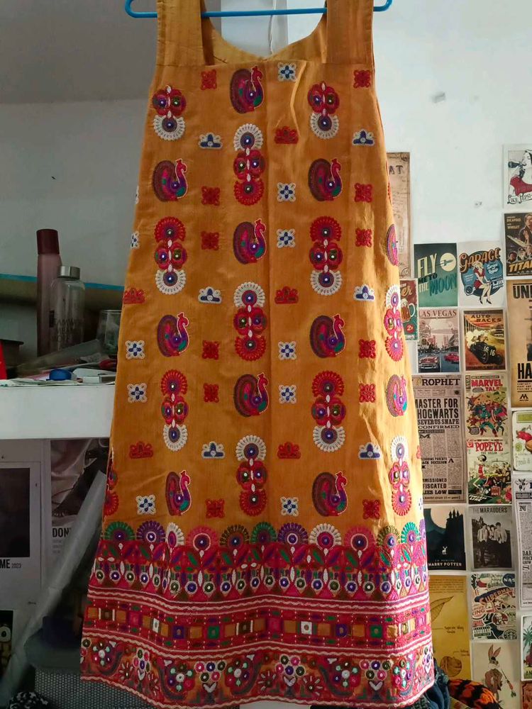 Patterned Sleeveless Dress