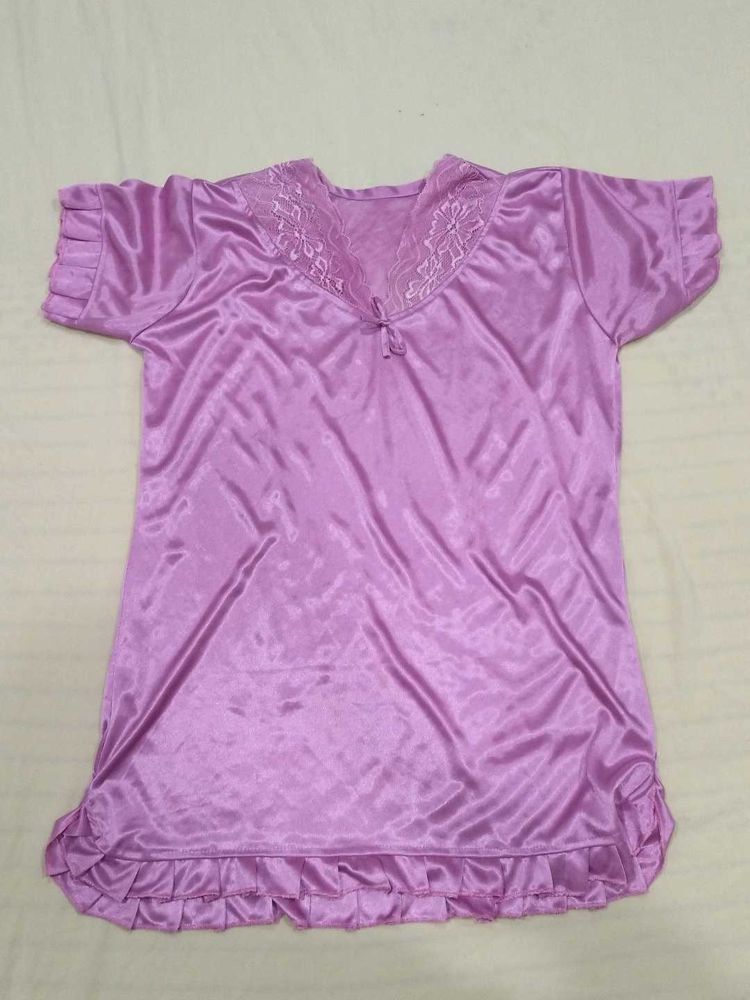 Vintage Pink Satin Nightwear 🎀🩷
