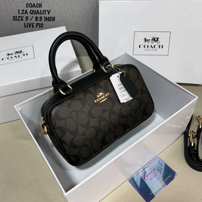 COACH MINI ROWAN SATCHEL BAG WITH BOX