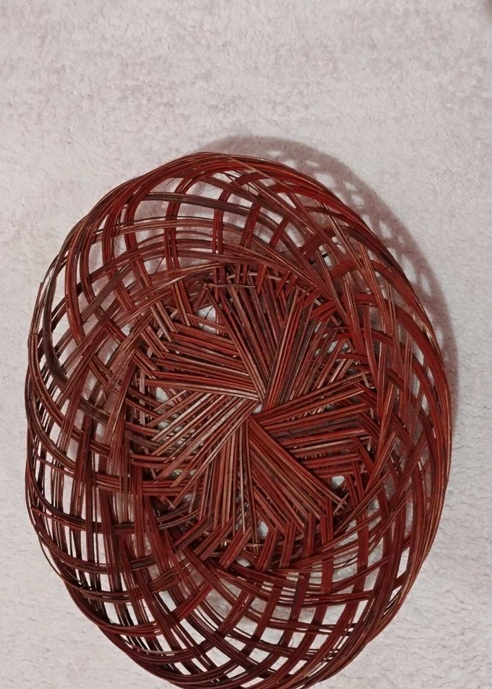Handwoven Wicker Serving Basket