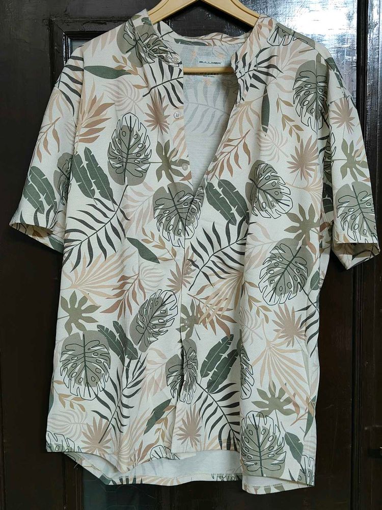 Leaf Print Casual  cord set