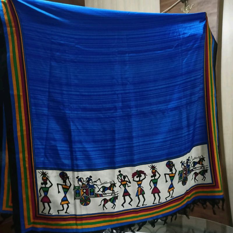 Blue Dupatta Stole