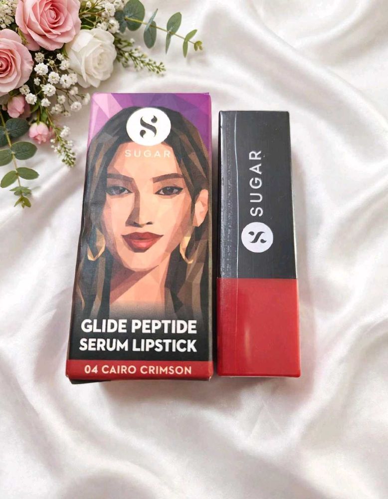 SUGAR Cosmetics Glide Peptide Serum Lipstick with