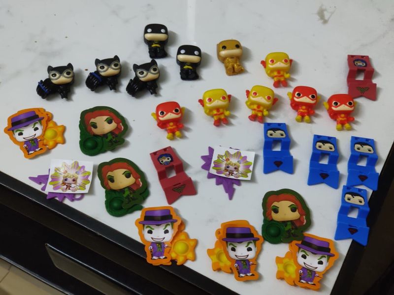 Kinder Joy Funko POP DC Comics Bundle