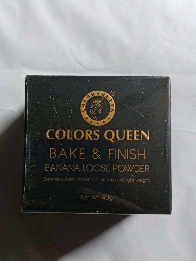 Colors Queen Bake &amp; Finish Banana Loose Powder