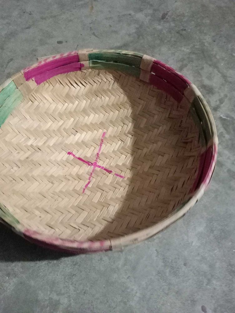 Handwoven Bamboo Basket