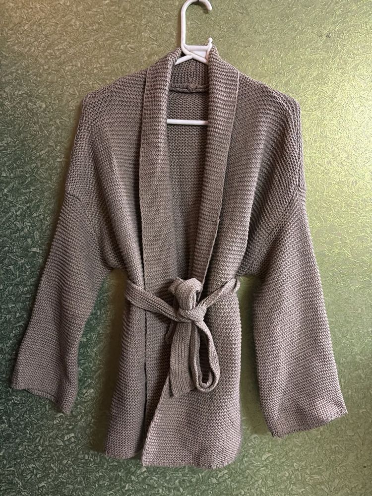 Belted Knit Cardigan(never used)