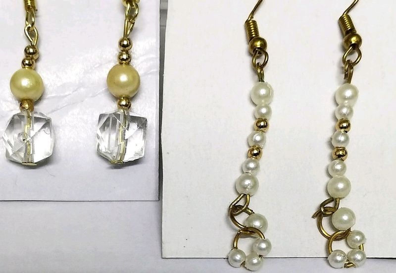Eyerring Latest Rhinestone/attractive fancy 2 pair