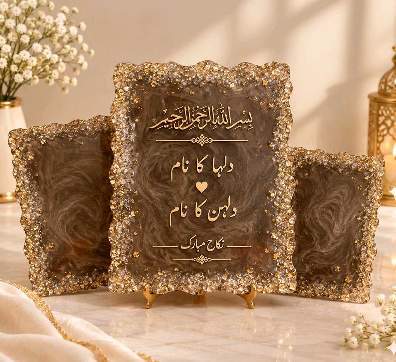 Elegant Resin Photo Frame Set