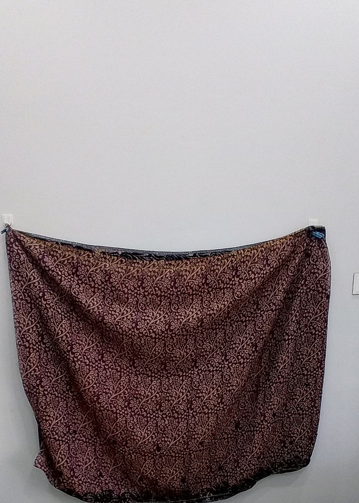 Fancy Saree with black thread work