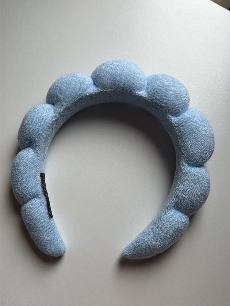 Cute Blue Puffy Headband