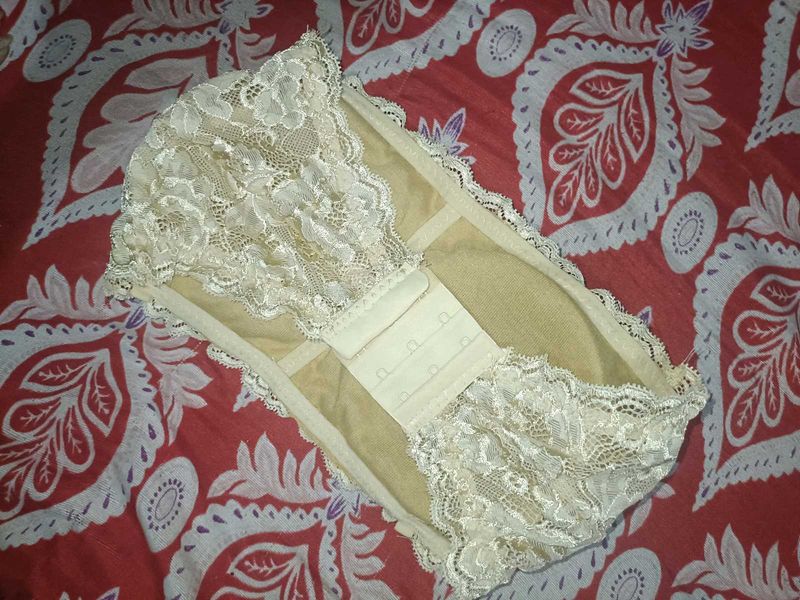 Lace Trimmed Bandeau Bra pack of 3