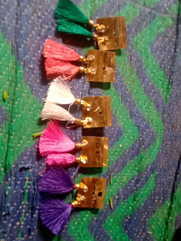 Colorful Tassel Earrings