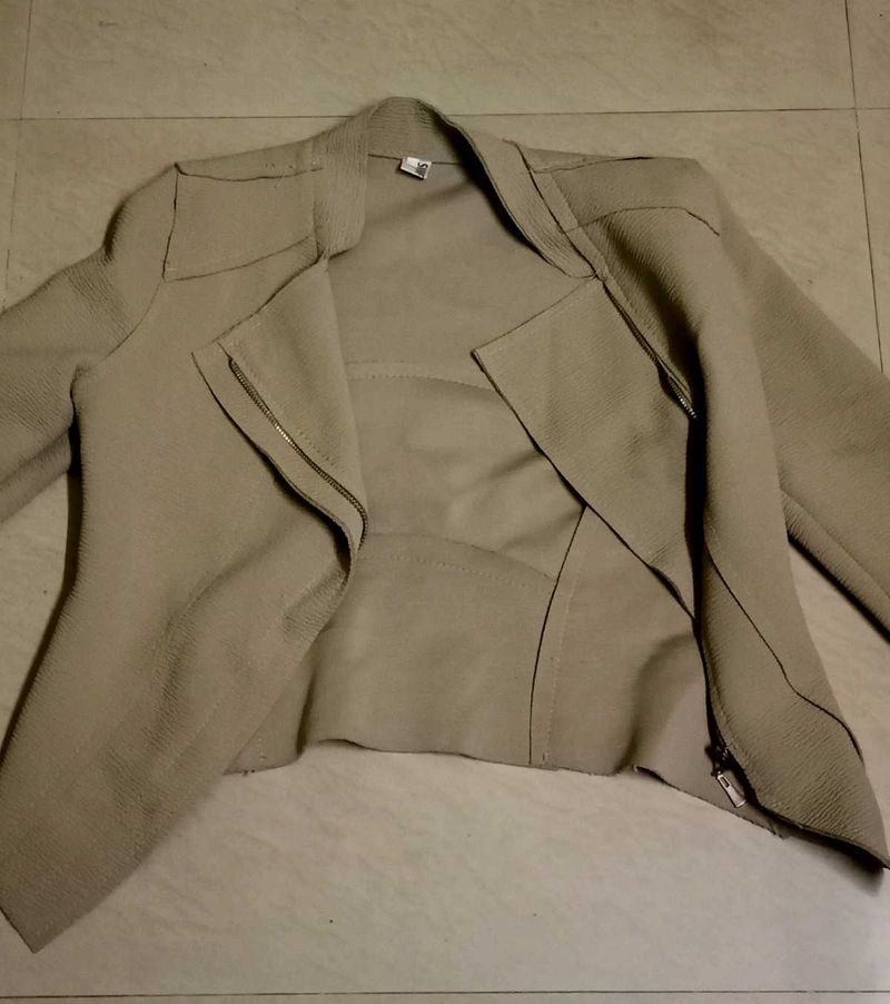 Chic Tan Blazer Jacket