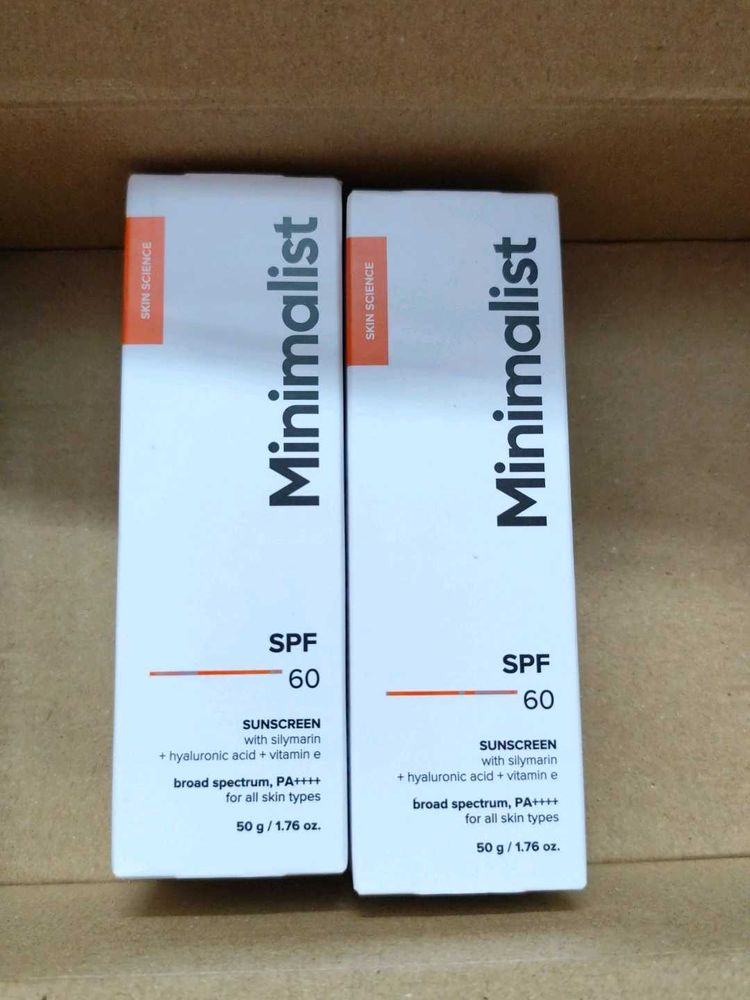 Minimalist SPF 60 Sunscreen - 2 Pack