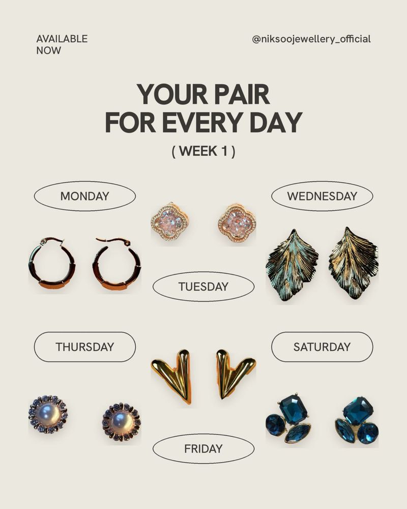 Everyday Office Earring Collection