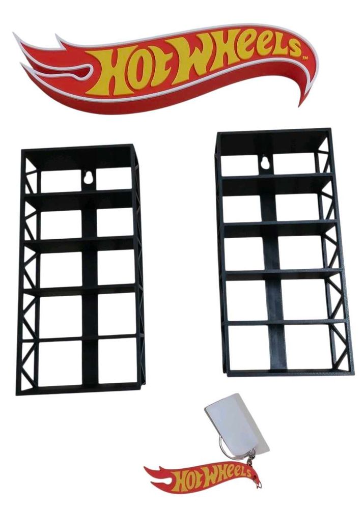 Hotwheels stand and logo