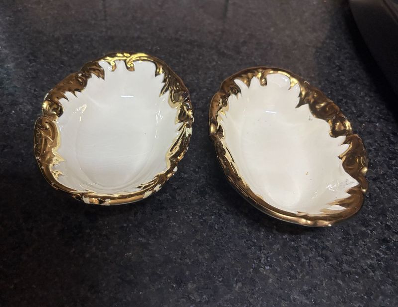 Vintage Italian Fine Porcelain Oval Dishes