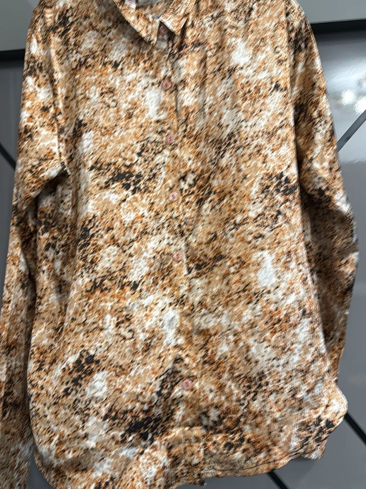 Patterned Long Sleeve Shirt