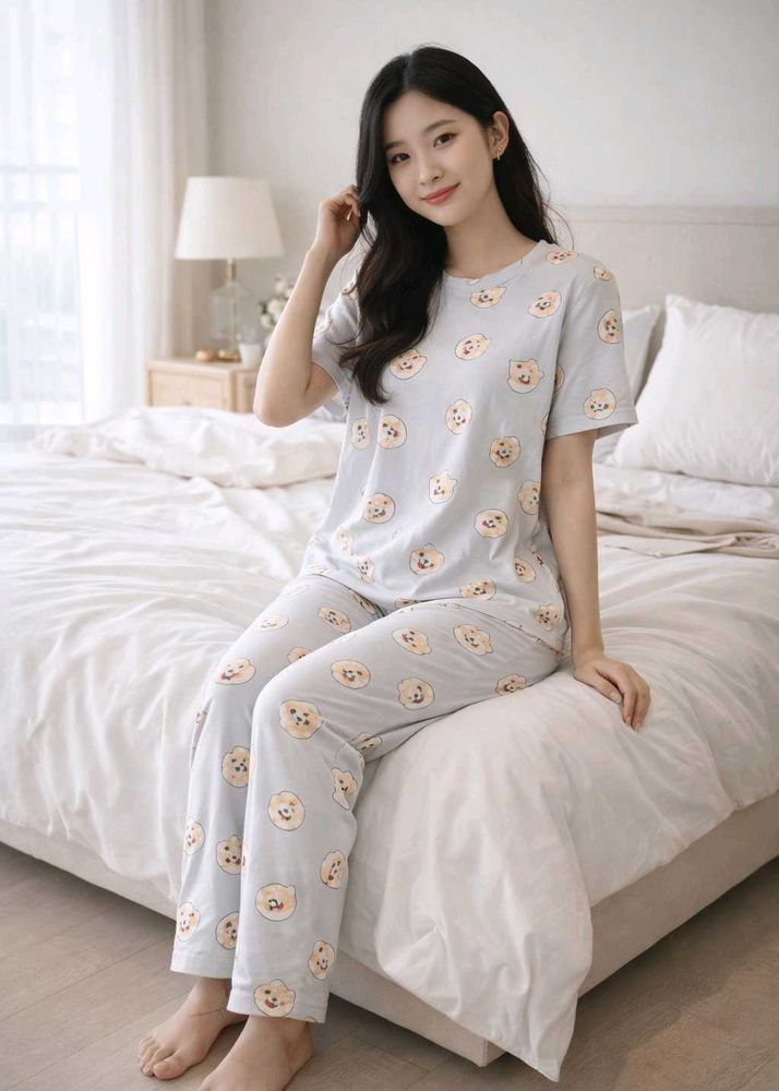 Cute Cartoon Pajama Set
